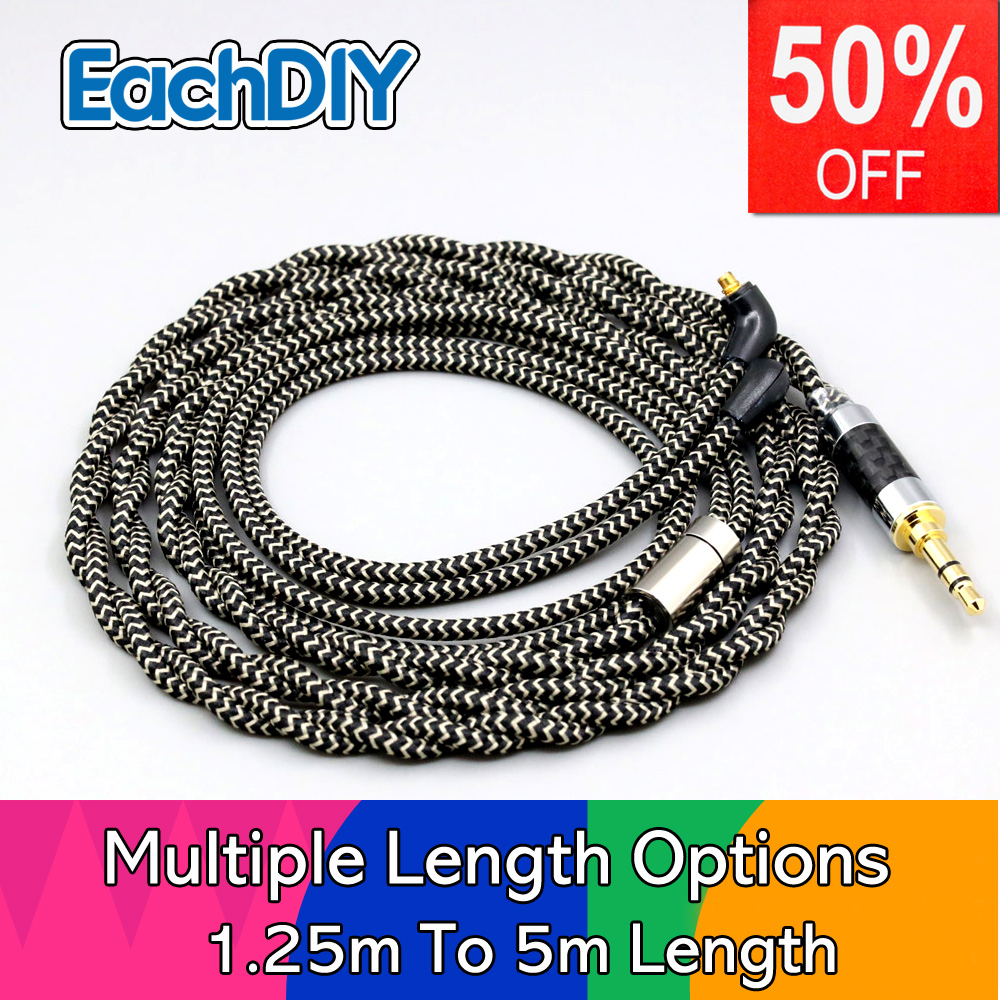 Cable Sleeve Braided - 2 çekirdekli 2.8mm Litz OFC kulaklık