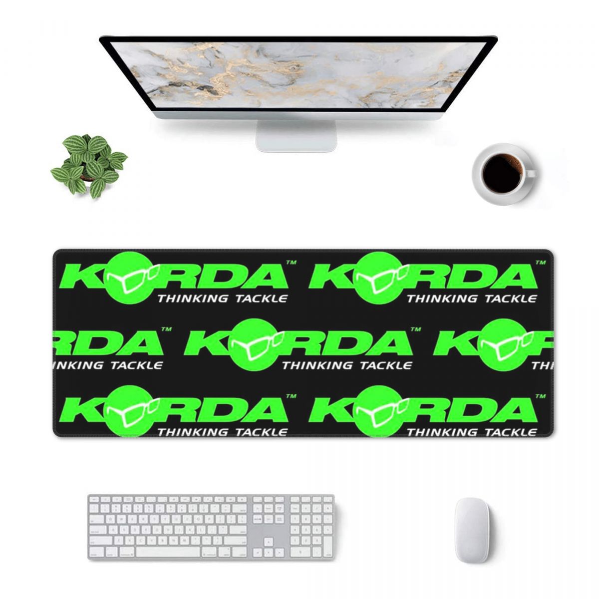 Gaming Accessories Logo - Büyük Mouse Pad Korda Fishing Logolu