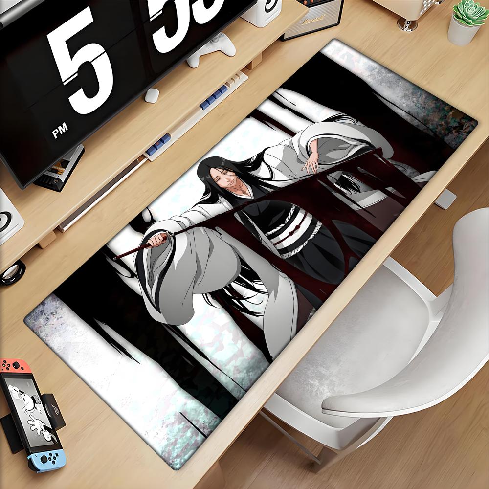 Gaming Accessories White - Büyük Mouse Pad siyah beyaz Anime