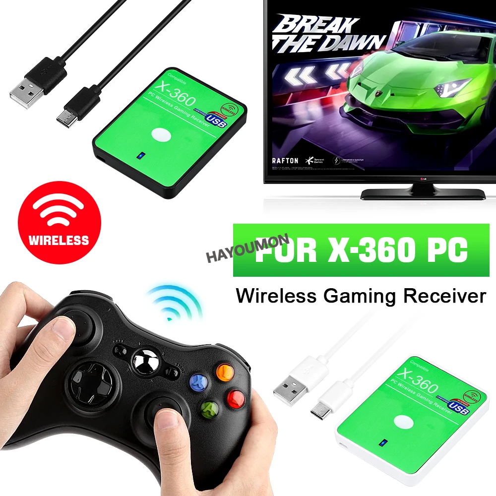 Gaming Controllers Xbox Accessories - XBOX 360 PC Adaptörü için Yeni