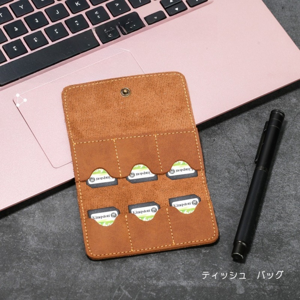 Gaming Accessories Phone - Hafıza Kartı Kutusu Pu Deri Çok