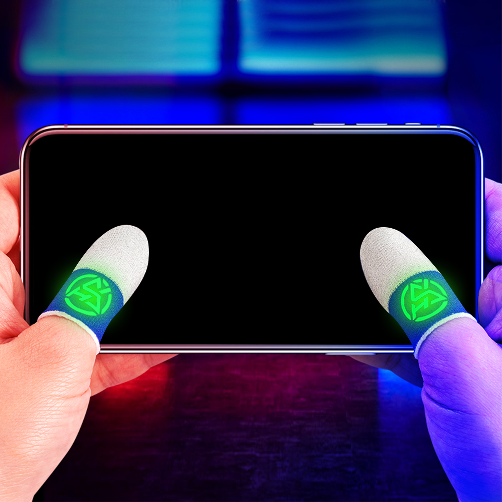 Gaming Accessories Phone - Parmak Başparmak Eldivenleri Nefes Alabilen Gece