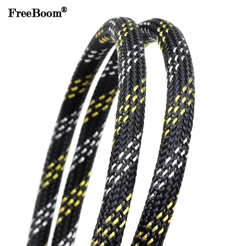 Cable Sleeve Braided - 1 ~ 50 m Siyah Altın