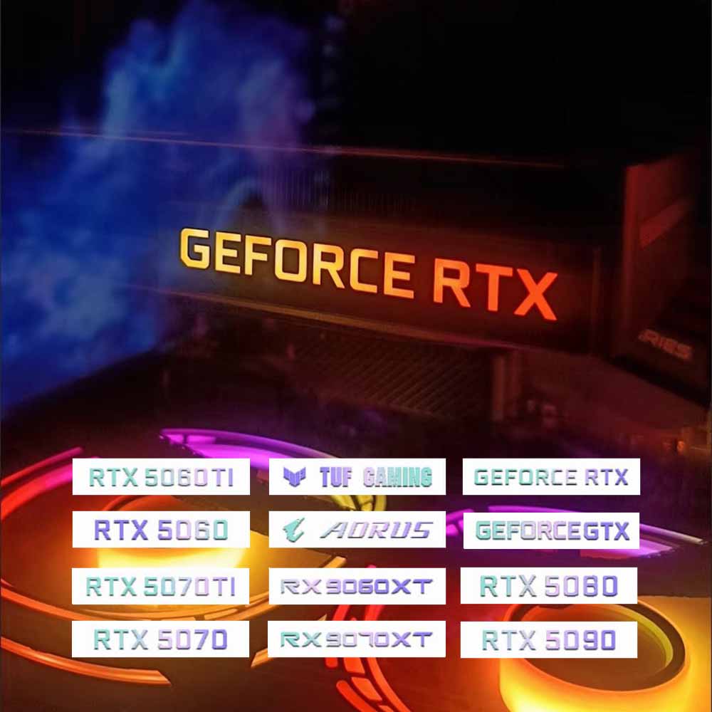 Gaming Accessories White - PC GPU ARGB Aydınlatma Paneli Beyaz