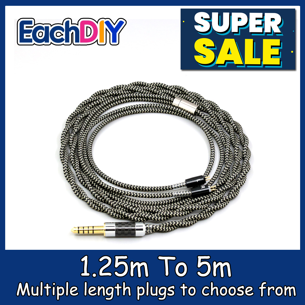 Cable Sleeve Braided - 2 Çekirdekli 2.8mm Litz OFC Kulaklık