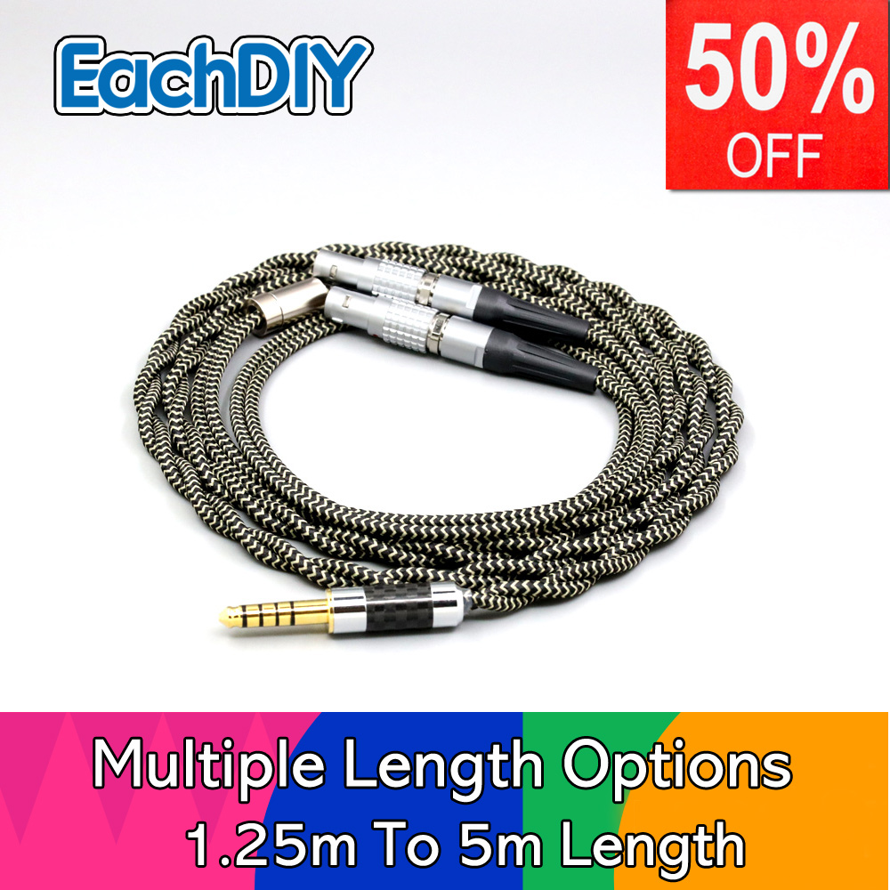 Cable Sleeve Braided - 2 Çekirdekli 2.8mm Litz OFC Kulaklık