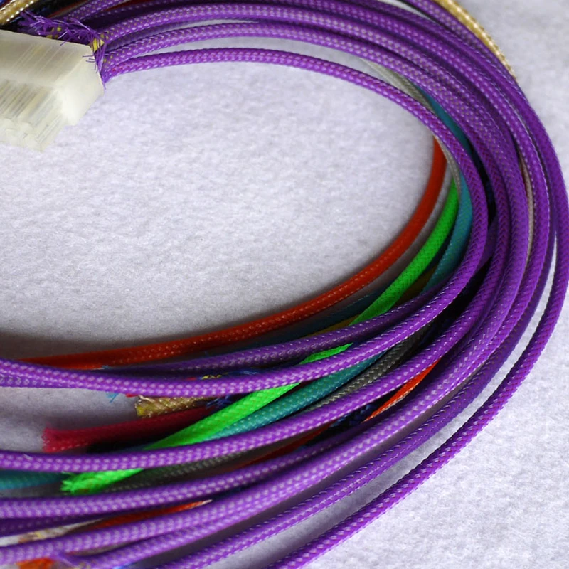 1/5/10M Mor PET Örgülü Kol 2 4 - Cable Sleeve Braided incelemesi ve fiyatı