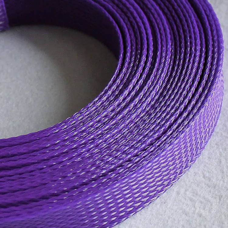1/5/10M Mor PET Örgülü Kol 2 4 - Cable Sleeve Braided incelemesi ve fiyatı
