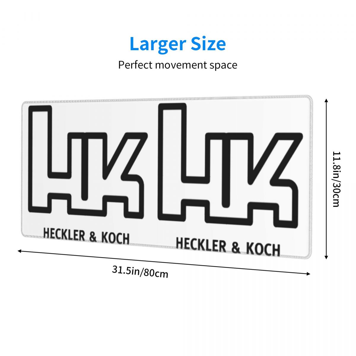 Büyük Mouse Pad Heckler Koch H - Gaming Accessories Logo incelemesi ve fiyatı