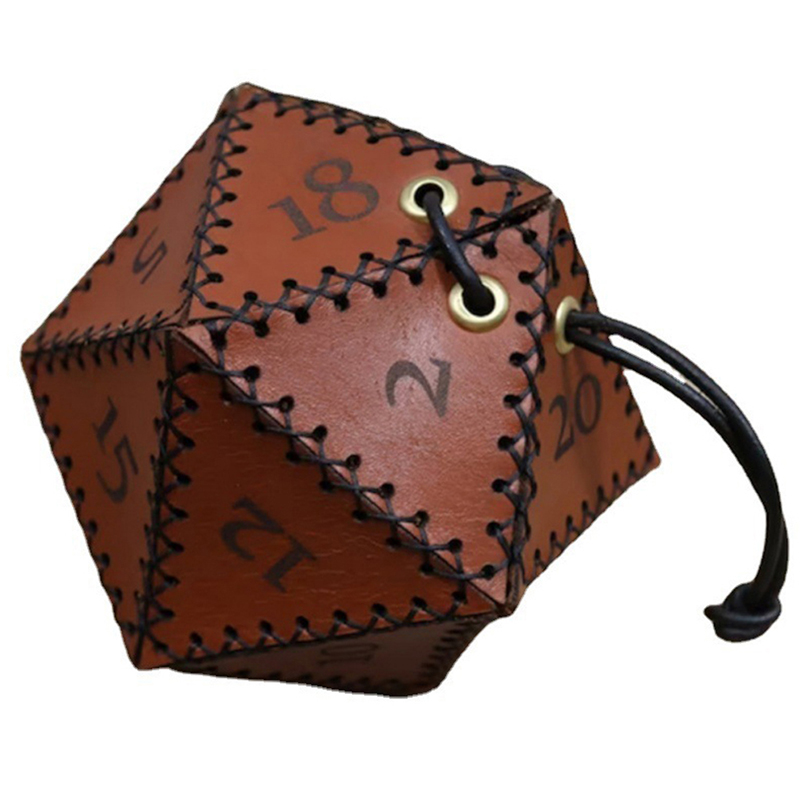Deri D20 Zar Çantası Çokgen Sa - Gaming Accessories Gift Ideas incelemesi ve fiyatı