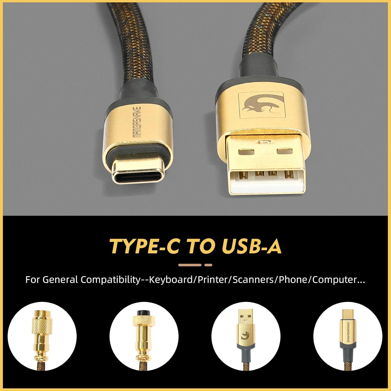 ATTACK SHARK * MAMBASNAKE C03  - Cable Sleeve Braided incelemesi ve fiyatı
