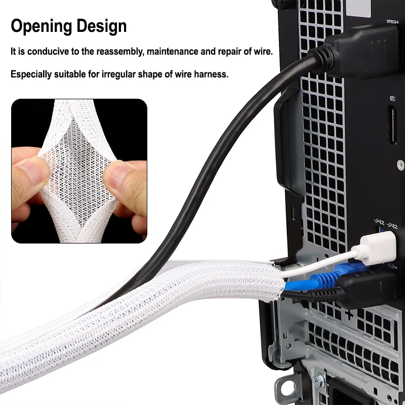 Beyaz Kendiliğinden Kapanan Ka - Cable Sleeve Braided incelemesi ve fiyatı