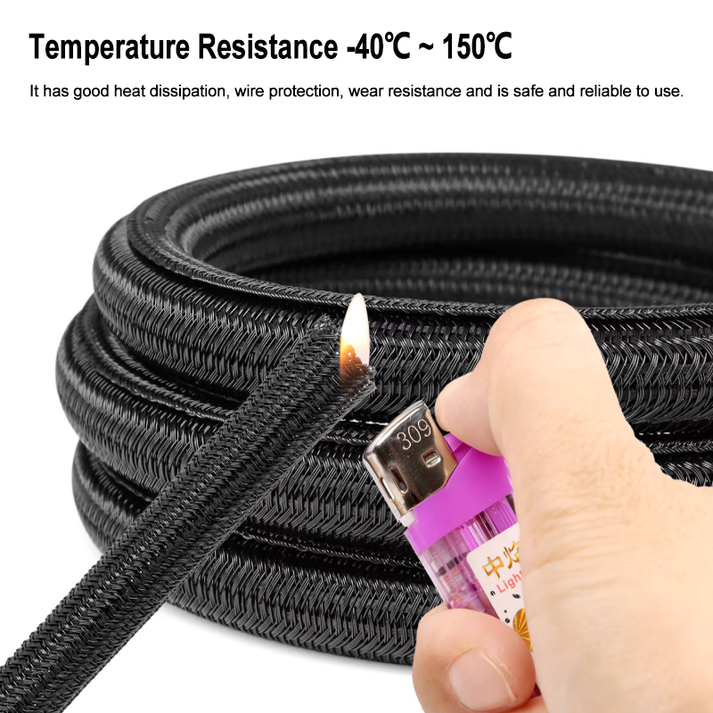 3/5/9m Siyah PET Örgülü Kılıf  - Cable Sleeve Braided incelemesi ve fiyatı