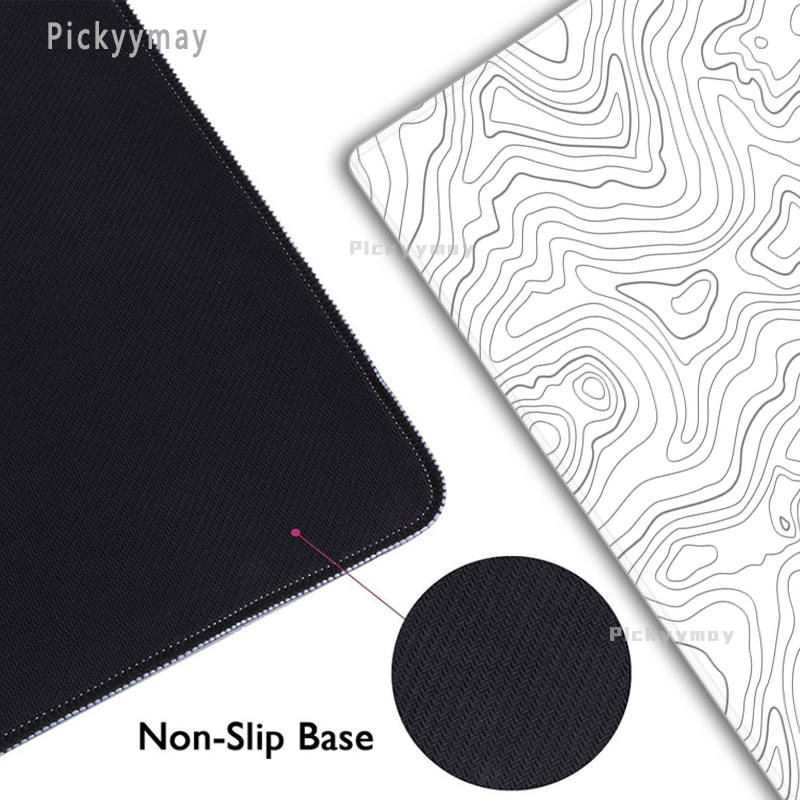 Siyah ve beyaz büyük Mouse Pad - Gaming Accessories White incelemesi ve fiyatı