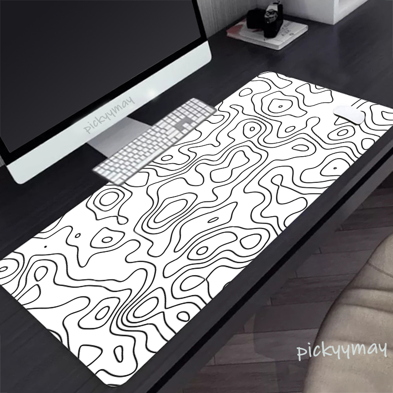 Siyah ve beyaz büyük Mouse Pad - Gaming Accessories White incelemesi ve fiyatı