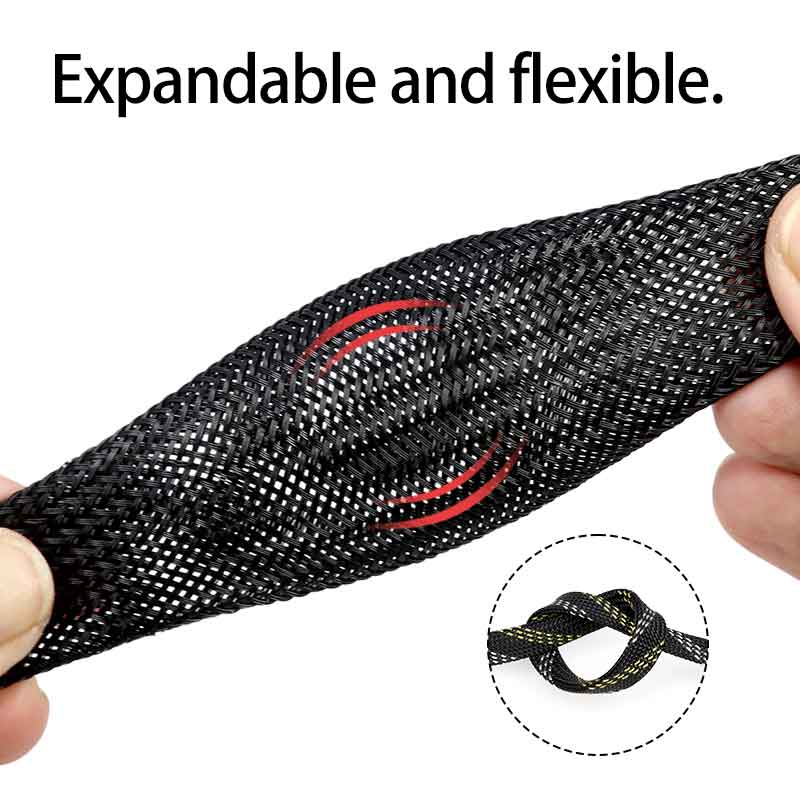 1-50m PET Genişletilebilir Örg - Cable Sleeve Braided incelemesi ve fiyatı